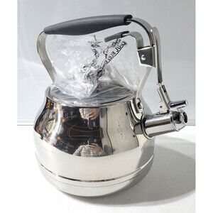 Princess House Heritage® Stainless Steel Cookware Whistling Kettle 10365 NEW